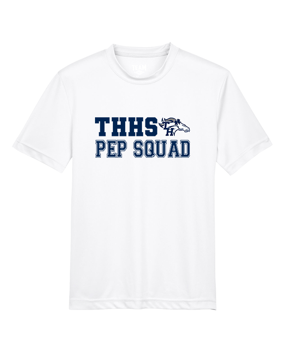 Trabuco Hills HS Cheer Pep Squad Logo 2 - Youth Performance Shirt