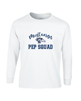 Trabuco Hills HS Cheer Pep Squad Logo 3 - Cotton Longsleeve