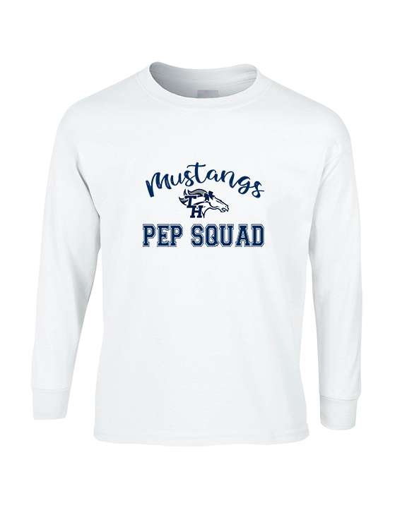 Trabuco Hills HS Cheer Pep Squad Logo 3 - Cotton Longsleeve