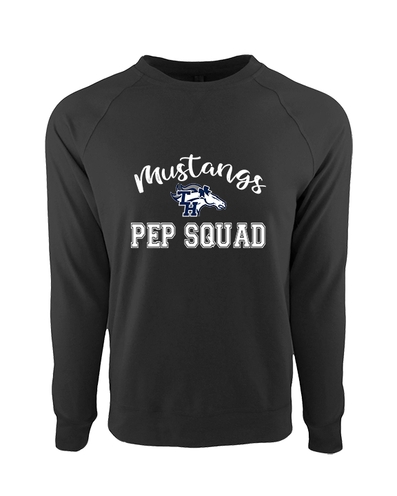Trabuco Hills HS Cheer Pep Squad Logo 3 - Crewneck Sweatshirt
