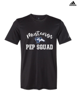 Trabuco Hills HS Cheer Pep Squad Logo 3 - Mens Adidas Performance Shirt