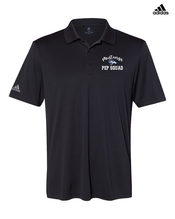 Trabuco Hills HS Cheer Pep Squad Logo 3 - Mens Adidas Polo