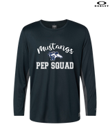 Trabuco Hills HS Cheer Pep Squad Logo 3 - Mens Oakley Longsleeve