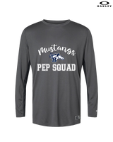 Trabuco Hills HS Cheer Pep Squad Logo 3 - Mens Oakley Longsleeve