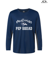 Trabuco Hills HS Cheer Pep Squad Logo 3 - Mens Oakley Longsleeve