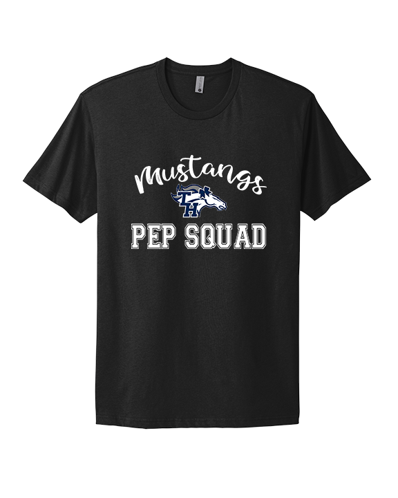 Trabuco Hills HS Cheer Pep Squad Logo 3 - Mens Select Cotton T-Shirt