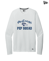 Trabuco Hills HS Cheer Pep Squad Logo 3 - New Era Performance Long Sleeve