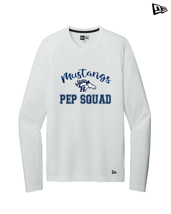Trabuco Hills HS Cheer Pep Squad Logo 3 - New Era Performance Long Sleeve