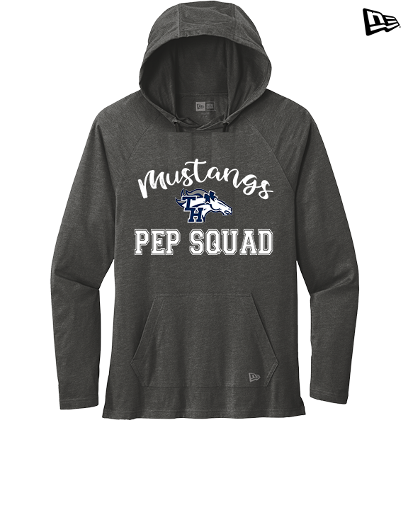 Trabuco Hills HS Cheer Pep Squad Logo 3 - New Era Tri-Blend Hoodie