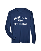 Trabuco Hills HS Cheer Pep Squad Logo 3 - Performance Longsleeve