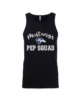 Trabuco Hills HS Cheer Pep Squad Logo 3 - Tank Top