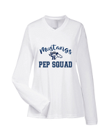 Trabuco Hills HS Cheer Pep Squad Logo 3 - Womens Performance Longsleeve
