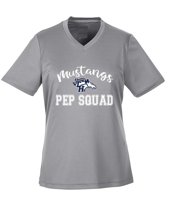 Trabuco Hills HS Cheer Pep Squad Logo 3 - Womens Performance Shirt