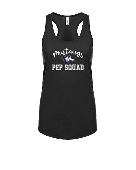 Trabuco Hills HS Cheer Pep Squad Logo 3 - Womens Tank Top
