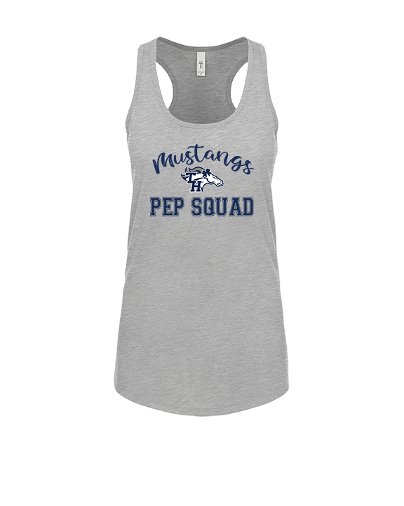 Trabuco Hills HS Cheer Pep Squad Logo 3 - Womens Tank Top