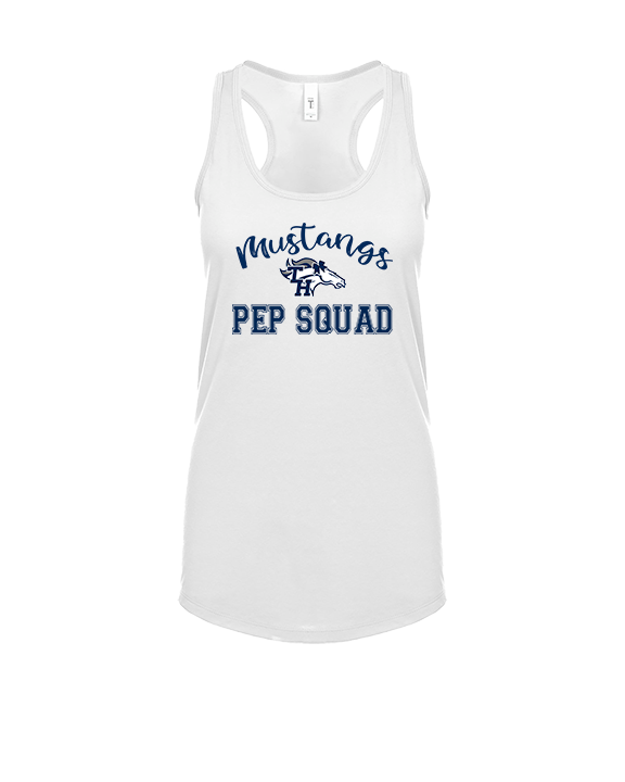 Trabuco Hills HS Cheer Pep Squad Logo 3 - Womens Tank Top