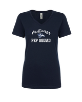Trabuco Hills HS Cheer Pep Squad Logo 3 - Womens V-Neck