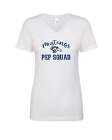Trabuco Hills HS Cheer Pep Squad Logo 3 - Womens V-Neck