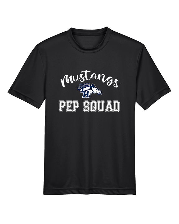 Trabuco Hills HS Cheer Pep Squad Logo 3 - Youth Performance Shirt