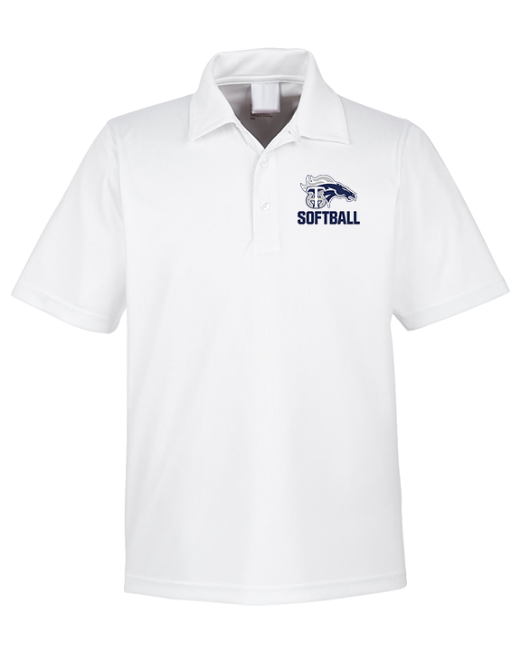Trabuco Hills HS Softball Logo 01 - Mens Polo