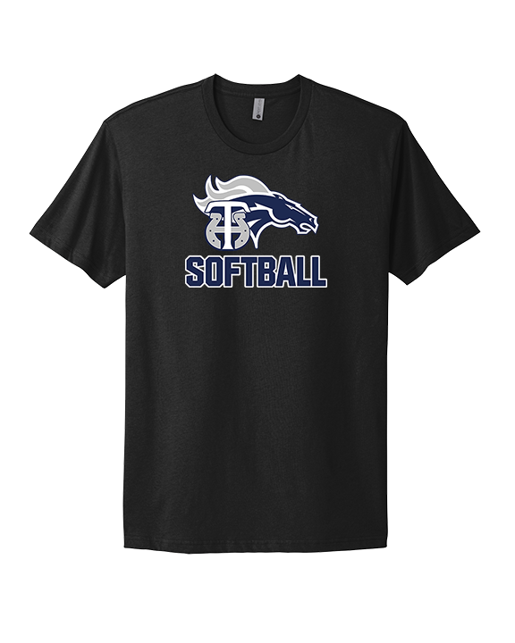 Trabuco Hills HS Softball Logo 01 - Mens Select Cotton T-Shirt