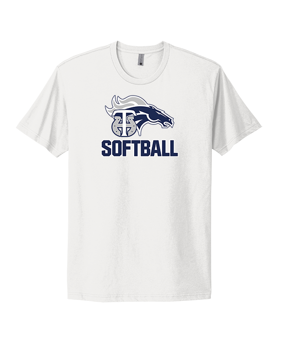Trabuco Hills HS Softball Logo 01 - Mens Select Cotton T-Shirt