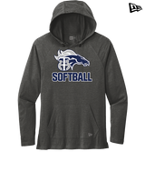 Trabuco Hills HS Softball Logo 01 - New Era Tri-Blend Hoodie