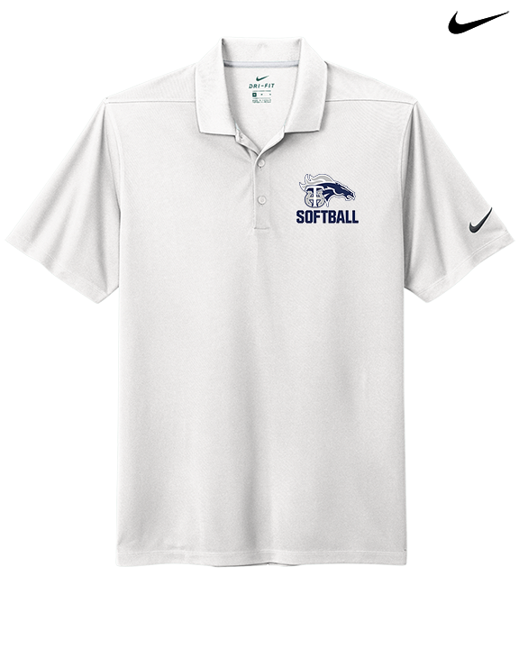 Trabuco Hills HS Softball Logo 01 - Nike Polo