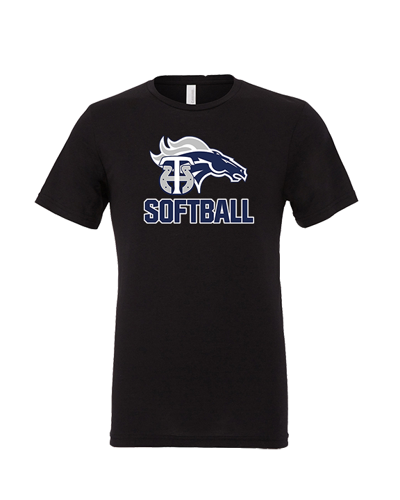 Trabuco Hills HS Softball Logo 01 - Tri-Blend Shirt