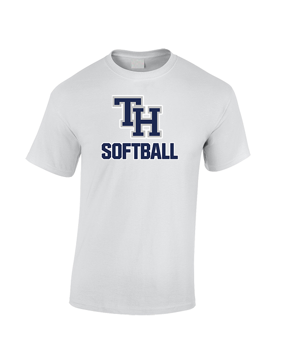 Trabuco Hills HS Softball Logo 03 - Cotton T-Shirt