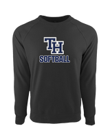 Trabuco Hills HS Softball Logo 03 - Crewneck Sweatshirt