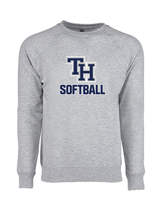 Trabuco Hills HS Softball Logo 03 - Crewneck Sweatshirt