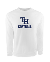 Trabuco Hills HS Softball Logo 03 - Crewneck Sweatshirt