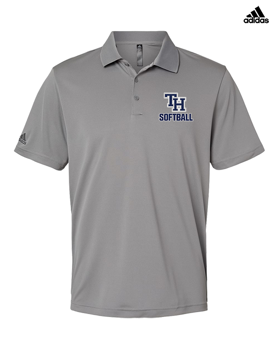 Trabuco Hills HS Softball Logo 03 - Mens Adidas Polo