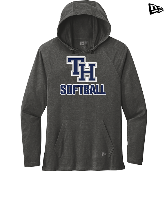 Trabuco Hills HS Softball Logo 03 - New Era Tri-Blend Hoodie