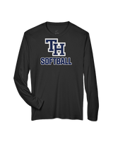 Trabuco Hills HS Softball Logo 03 - Performance Longsleeve