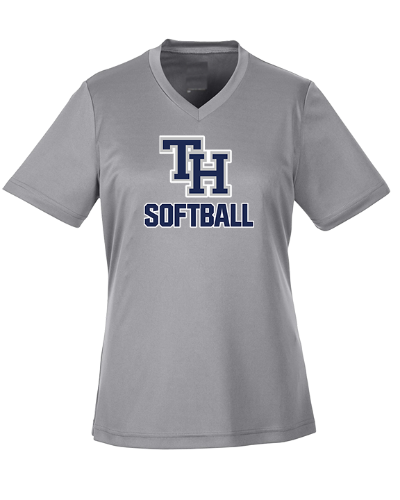 Trabuco Hills HS Softball Logo 03 - Womens Performance Shirt