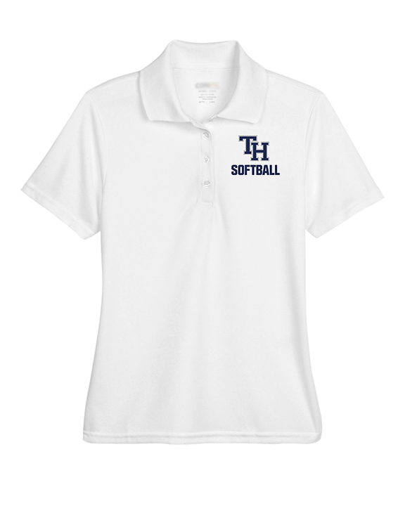 Trabuco Hills HS Softball Logo 03 - Womens Polo