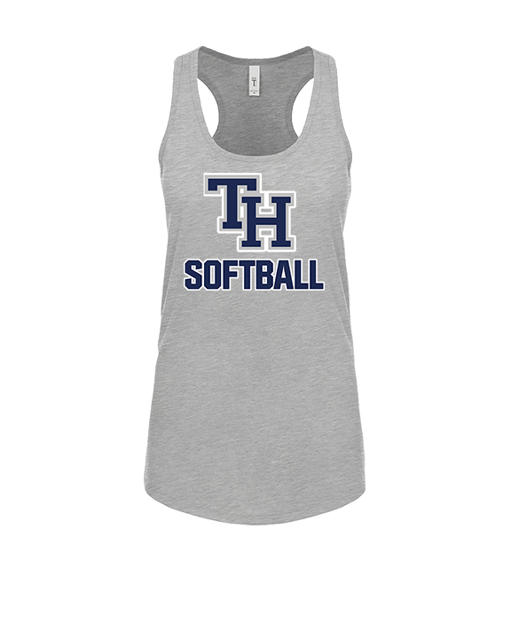 Trabuco Hills HS Softball Logo 03 - Womens Tank Top