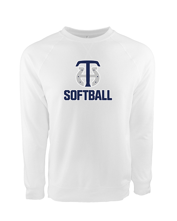 Trabuco Hills HS Softball Logo 04 - Crewneck Sweatshirt