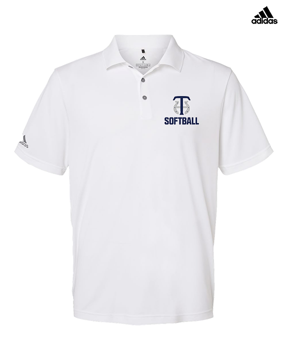 Trabuco Hills HS Softball Logo 04 - Mens Adidas Polo