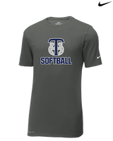 Trabuco Hills HS Softball Logo 04 - Mens Nike Cotton Poly Tee