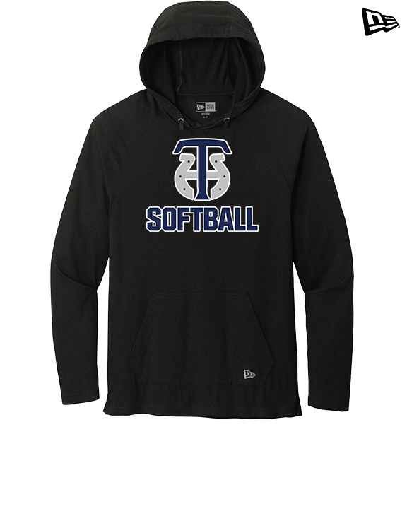Trabuco Hills HS Softball Logo 04 - New Era Tri-Blend Hoodie