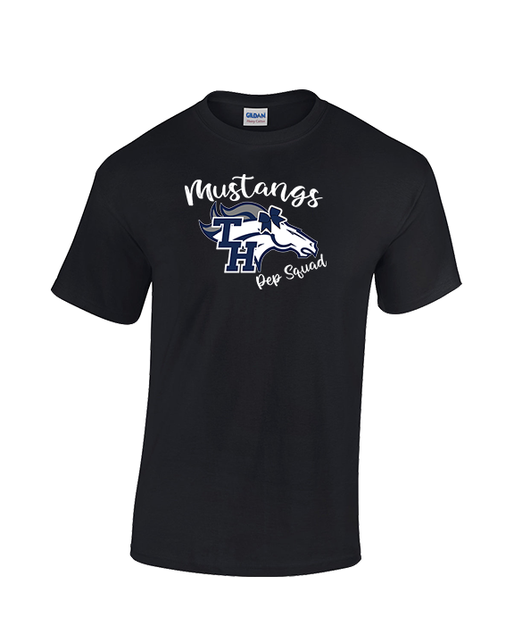 Trabuco Hills HS Song Cheer Pep Squad Logo - Cotton T-Shirt
