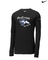 Trabuco Hills HS Song Cheer Pep Squad Logo - Mens Nike Longsleeve