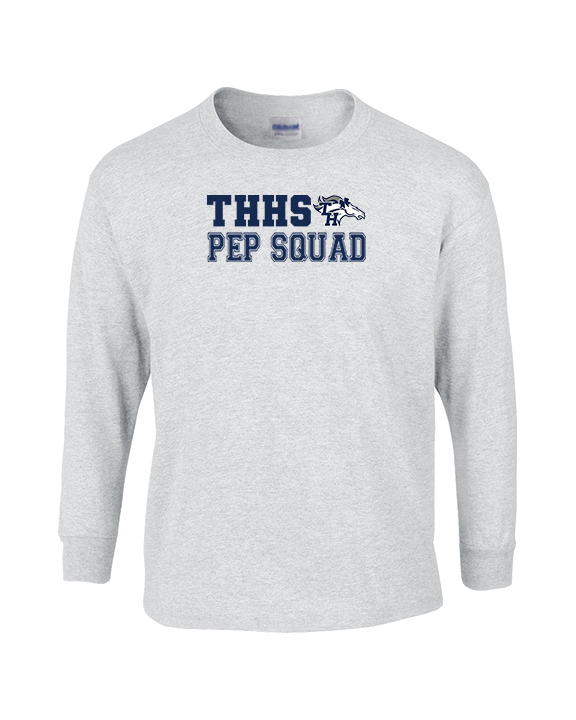 Trabuco Hills HS Song Cheer Pep Squad Logo 2 - Cotton Longsleeve