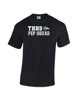Trabuco Hills HS Song Cheer Pep Squad Logo 2 - Cotton T-Shirt