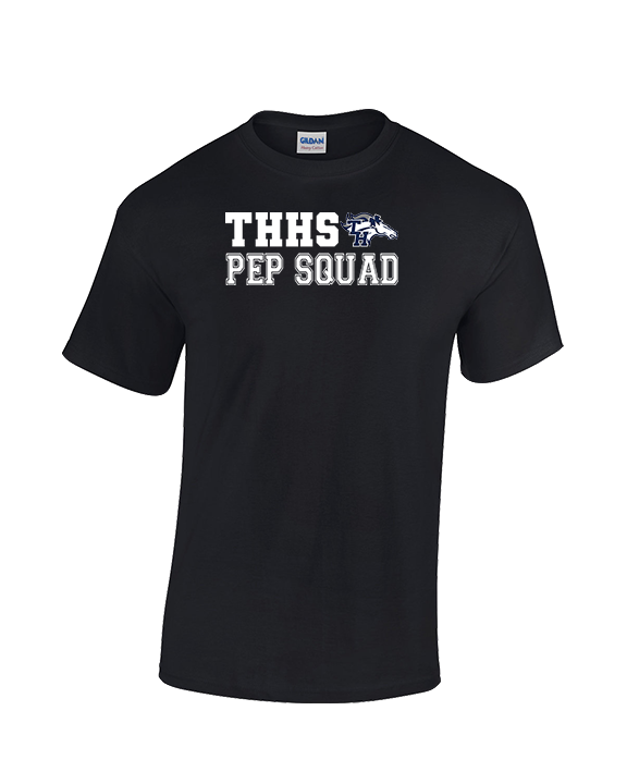 Trabuco Hills HS Song Cheer Pep Squad Logo 2 - Cotton T-Shirt
