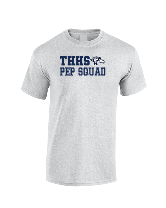 Trabuco Hills HS Song Cheer Pep Squad Logo 2 - Cotton T-Shirt