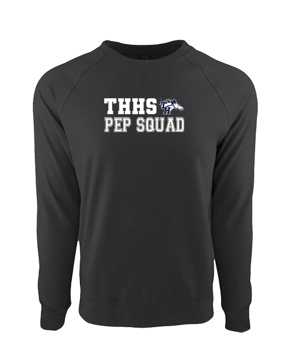 Trabuco Hills HS Song Cheer Pep Squad Logo 2 - Crewneck Sweatshirt